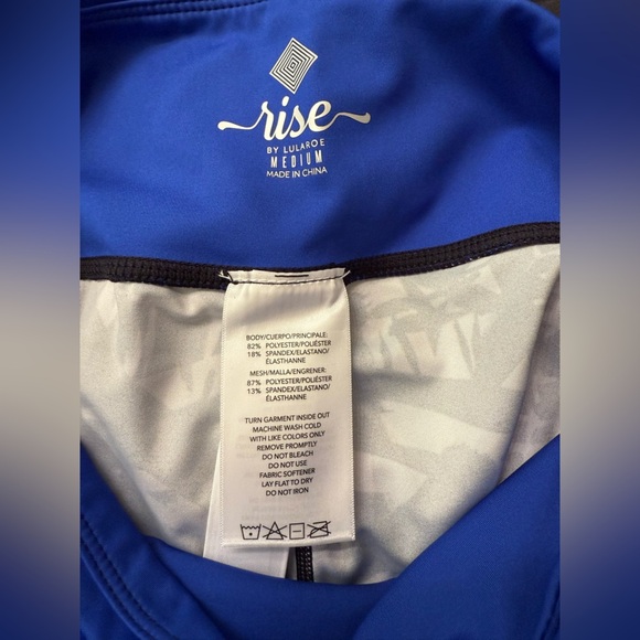 NWT LuLaRoe Rise Fearless Athletic Legging Size Med - Picture 3 of 9